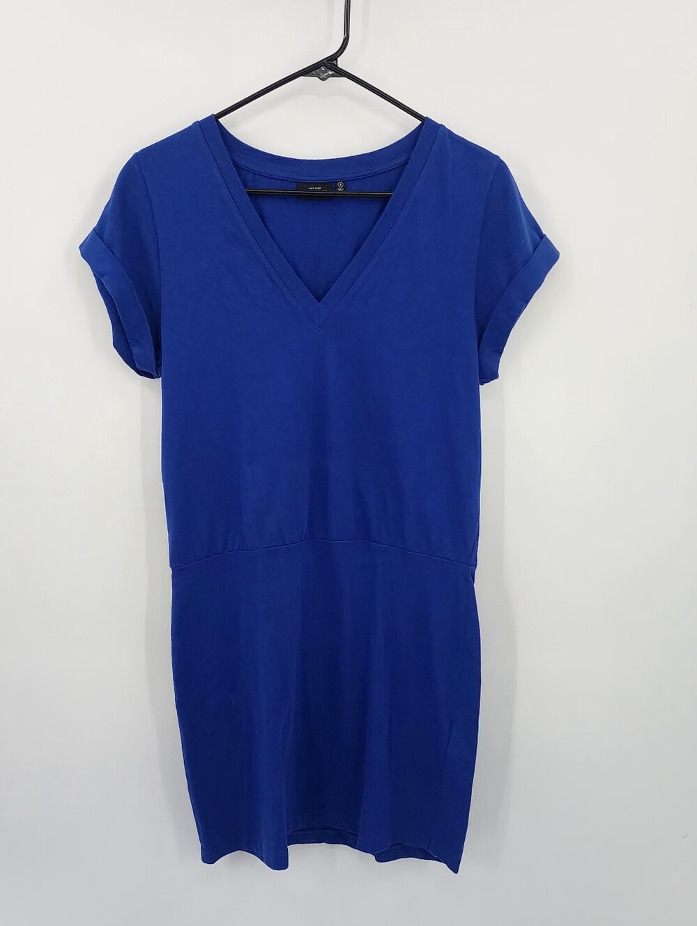 Kate Spade Saturday, Royal Blue V‑Neck Mini Dress, Size Small